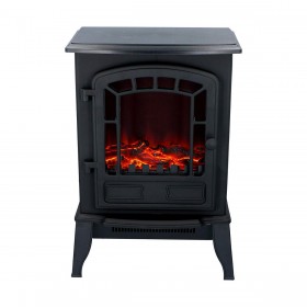 Camino Elettrico Decorativo da Parete Classic Fire Torino Nero 2000 W 56,5 x 24 x 38 cm