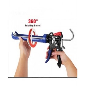 Pistola in silicone Workpro Azzurro Nero 230 mm