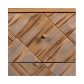 Comodino Alexandra House Living Marrone 35 x 65 x 44 cm