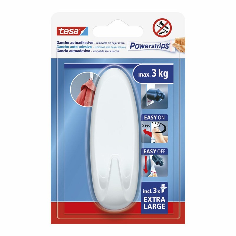 Gancio per appenderla TESA Powerstrips XL Autoadesivo
