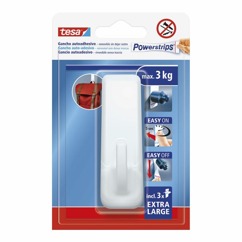 Gancio per appenderla TESA Powerstrips XL Autoadesivo
