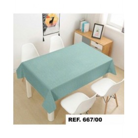 Rotolo di tovaglia Productos Gol Marbled Gold Azzurro 140 cm x 20 m