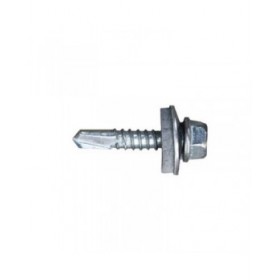 Scatola a viti CELO 7301 Zincato Ø 4,8 x 19 mm Con Rondella Esagonale Punta da trapano (1000 Unidades)