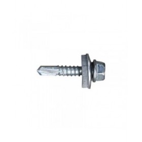 Scatola a viti CELO 7301 Ø 4,8 x 25 mm Con Rondella Esagonale Punta da trapano (500 Unità)