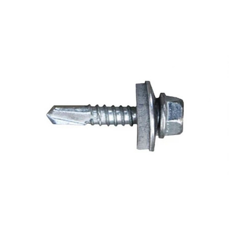Scatola a viti CELO 7301 Ø 5,5 x 50 mm Con Rondella Esagonale Punta da trapano (250 Unità)