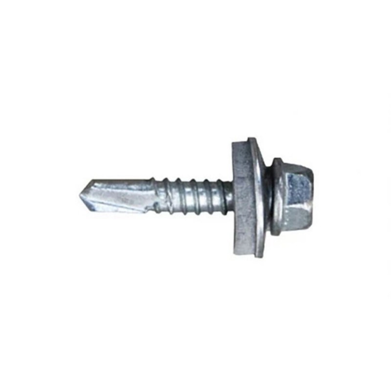 Scatola a viti CELO 7301 Ø 6,3 x 19 mm Con Rondella Esagonale Punta da trapano (500 Unità)
