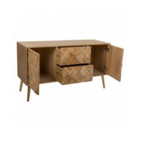 Cassettiera Alexandra House Living Marrone Legno di paulownia 41 x 65 x 118 cm