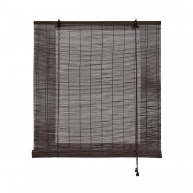 Store a rullo Stor Planet Ocre Marrone scuro Wengue Bambù 150 x 175 cm