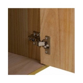 Cassettiera Alexandra House Living Marrone Legno di paulownia 41 x 65 x 118 cm