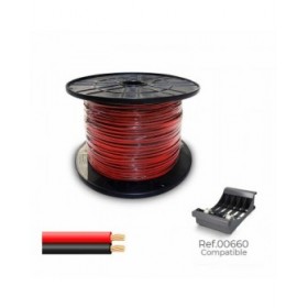 Cavo parallelo Sediles Nero Rosso Rosso Nero 2 x 1 mm 400 m Bobina