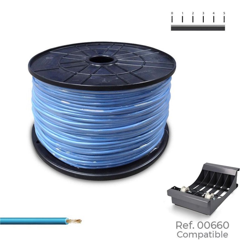 Cavo Elettrico Unipolare Sediles Azzurro 400 m h07z1-k Bobina