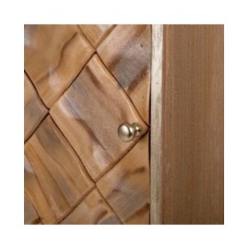 Comodino Alexandra House Living Marrone 35 x 71 x 40 cm