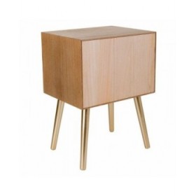 Comodino Alexandra House Living Marrone 35 x 61 x 44 cm