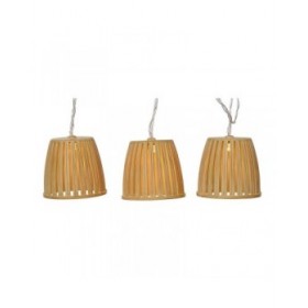 Ghirlanda di Luci LED Lumineo Legno 4,5 m LED 10 Solare
