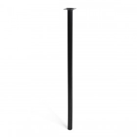 Gambe Rei 401g Cilindrica Nero Acciaio Moderno (Ø 3 x 80 cm)