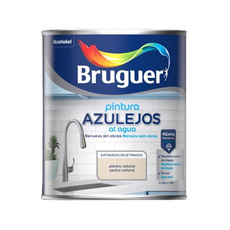 Pittura Bruguer Pietra Naturale 750 ml Mattonella e piastrella