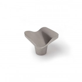 Pomo Rei 749 nichel Raso 32 x 31 mm Argentato Metallo 4 Pezzi