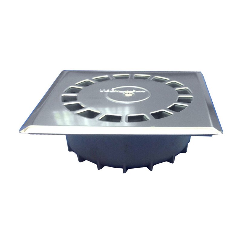 Scarico Tecnoagua T-88 I PVC Acciaio inossidabile 16,5 x 16,5 x 5 cm 5 cm Verticale