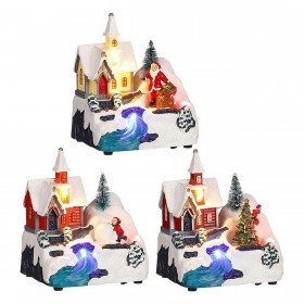Decorazione Natalizia Chiesa 11,5 x 9,5 x 14 cm Scena