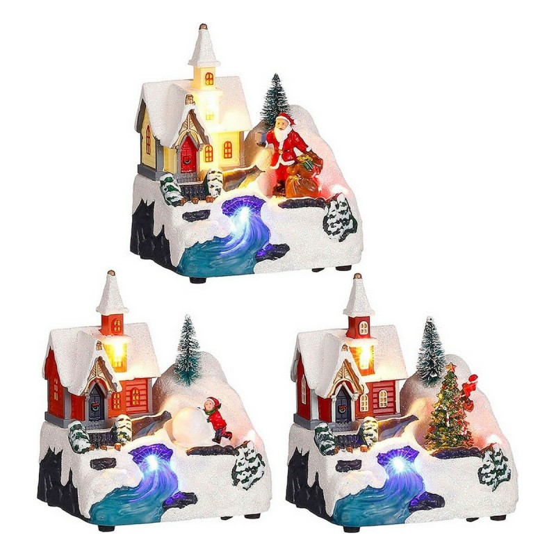 Decorazione Natalizia Chiesa 11,5 x 9,5 x 14 cm Scena
