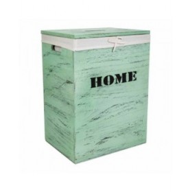 Cesto per i Panni Sporchi Alexandra House Living Verde Legno di paulownia 30 x 54 x 40 cm 34 x 26 x 47 cm 2 Pezzi