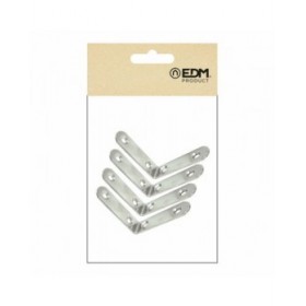 Staffa ad angolo EDM 86092 an24 Acciaio inossidabile 6 x 6 x 1,9 cm 4 Unità