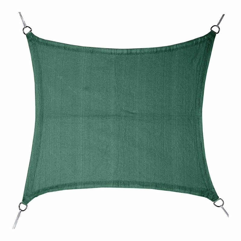 Vela parasole Faura Verde 3,6 x 3,6 m Quadrato