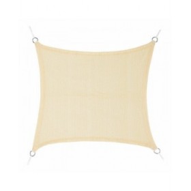 Vela parasole Faura Beige 3,6 x 3,6 m Quadrato