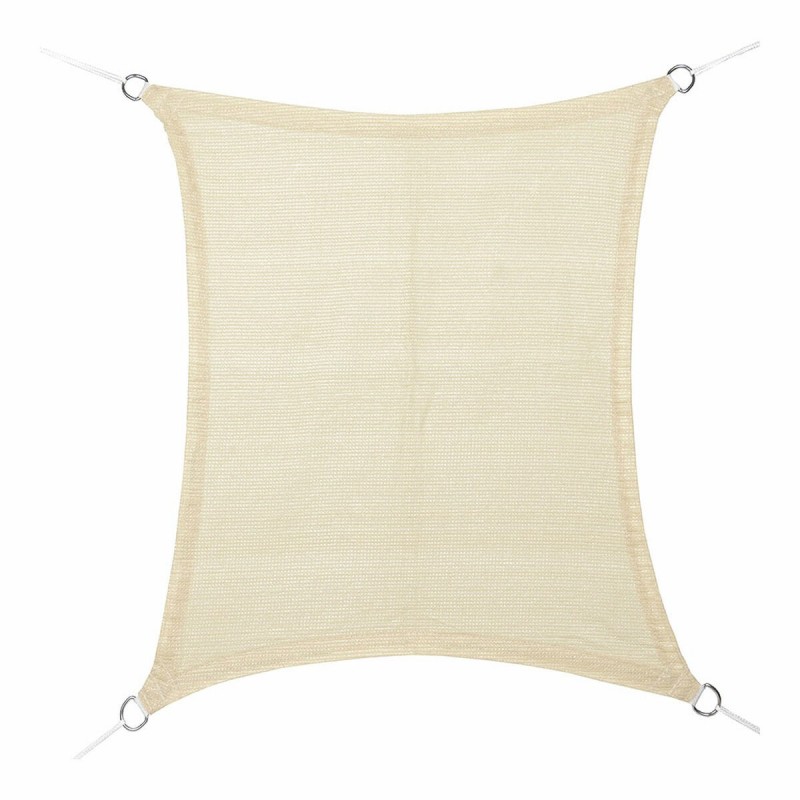 Tenda Parasole a Vela Rettangolare Faura Beige 3 x 4 m Rettangolare