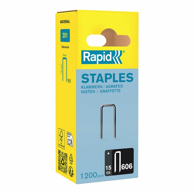 Spille Rapid 606 Zincato (1200 Unità)
