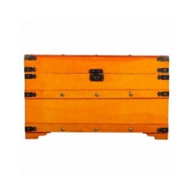 Baule Alexandra House Living Legno Metallo 37 x 39 x 66 cm