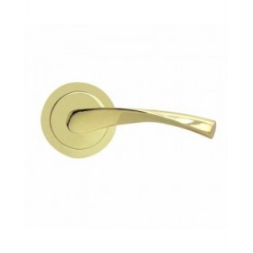 Set di Maniglie EDM 86031 707 Alluminio Ø 6,5 x 12 cm Ottone Dorato