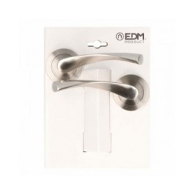 Set di Maniglie EDM 86032 707 Alluminio Ø 6,5 x 12 cm