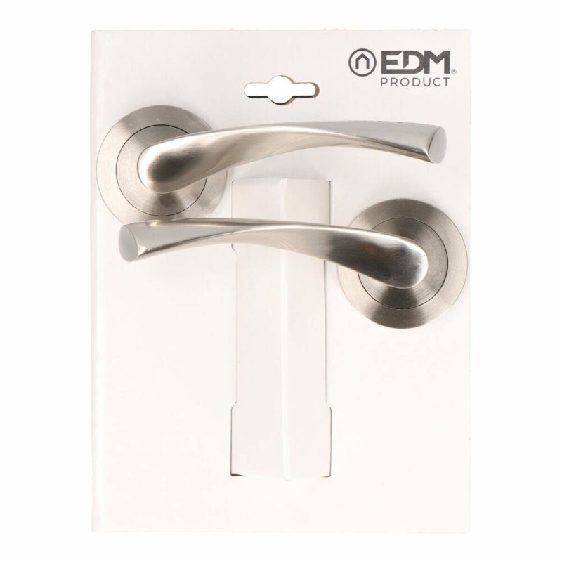 Set di Maniglie EDM 86032 707 Alluminio Ø 6,5 x 12 cm
