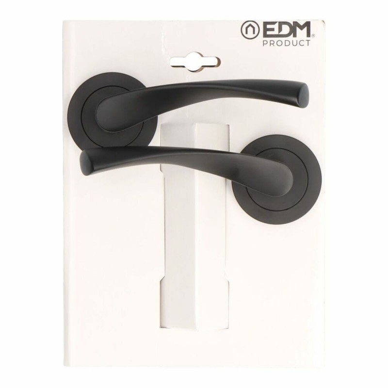 Set di Maniglie EDM 86033 707 Alluminio Ø 6,5 x 12 cm