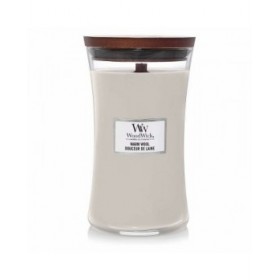 Candela Profumata Woodwick Warm Wool 610 g