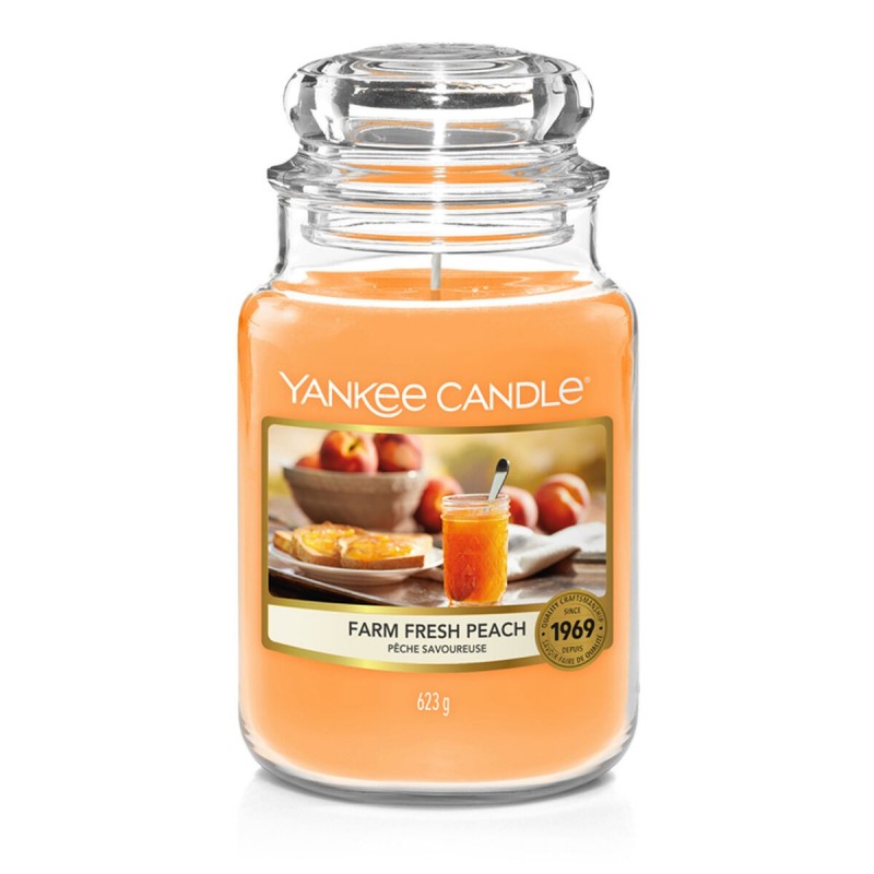 Candela Profumata Yankee Candle Farm Fresh Peach 623 g