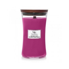 Candela Profumata Woodwick Wild Berry & Beets 610 g