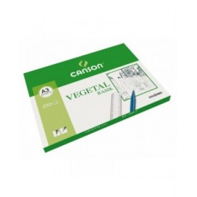 Carta vegetale Canson Basik 250 Fogli 90 g/m² 29,7 x 42 cm