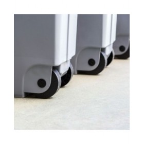 Secchio per Raccolta Differenziata Denox Azzurro Grigio