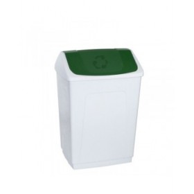 Cestino Denox Bianco Verde 55 L
