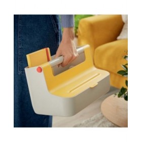 Scatole Portaoggetti Leitz Cosy Giallo ABS 21,4 x 19,6 x 36,7 cm Maniglia per il trasporto