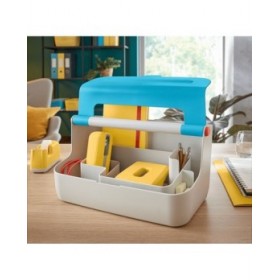 Scatole Portaoggetti Leitz Cosy Azzurro ABS 21,4 x 19,6 x 36,7 cm Maniglia per il trasporto