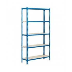 Scaffale SimonRack Azzurro Bianco Metallo 180 x 80 x 40 cm