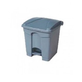 Cestino Grigio Plastica Rettangolare 30 L