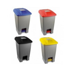Cestino Grigio Plastica Rettangolare 30 L