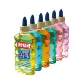 Colla gel Playcolor Instant Multicolore Trasparente 6 Pezzi 180 ml