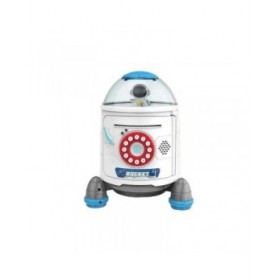 Salvadanaio Roymart Rocket Cassaforte 20,5 x 24,5 x 20,5 cm