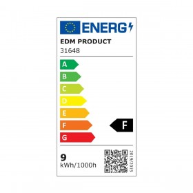 Lampadina LED EDM 31648 F 9 W 806 lm Da incasso (6400 K)