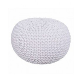 Puff Alexandra House Living Bianco polistirene 38 x 30 x 38 cm